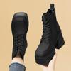 (Broken size does not make up) Thick-soled British style inner heel Martin boots children's autumn new versatile women's shoes