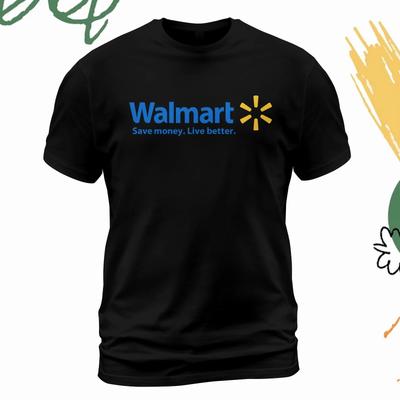 Walmart Logo T-Shirt Lustig Größe S-5XL Hergestellt in den USA