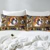 Dog Puppy Down Comforter Set Bedding Set 3-piece Cover Set