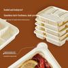 Jiwanggu 6-Fächer Biologisch abbaubare Meal Prep Behälter (20 Sätze)