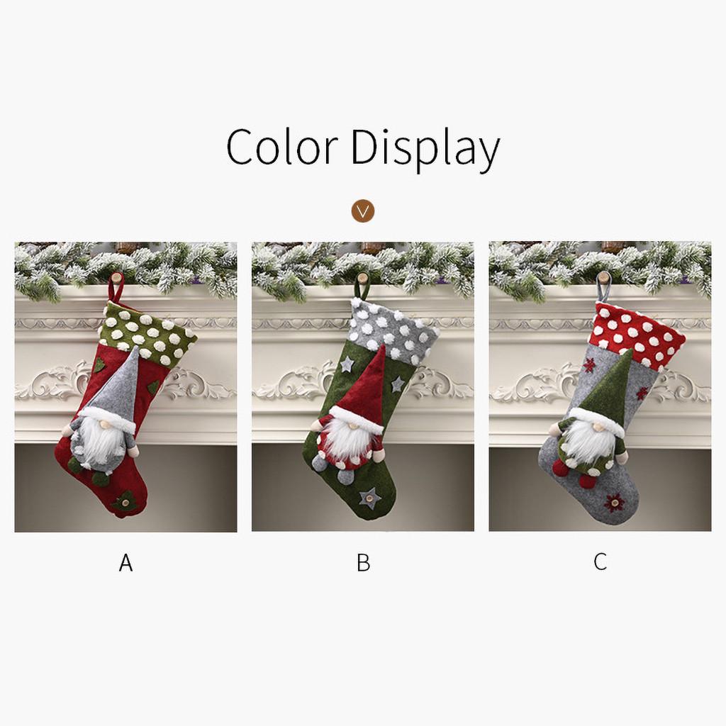 Christmas Socks Gift Bag Christmas Decorations Children's Candy Christmas Socks