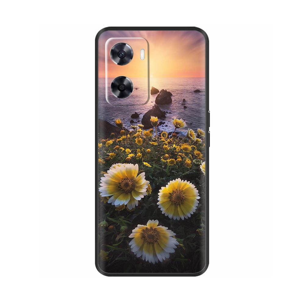 For OnePlus Nord N20 SE Case Cover For 1+ Nord N20SE Phone Cases Cute Flower Silicone Fundas For OnePlus Nord N300 Capas Bumper