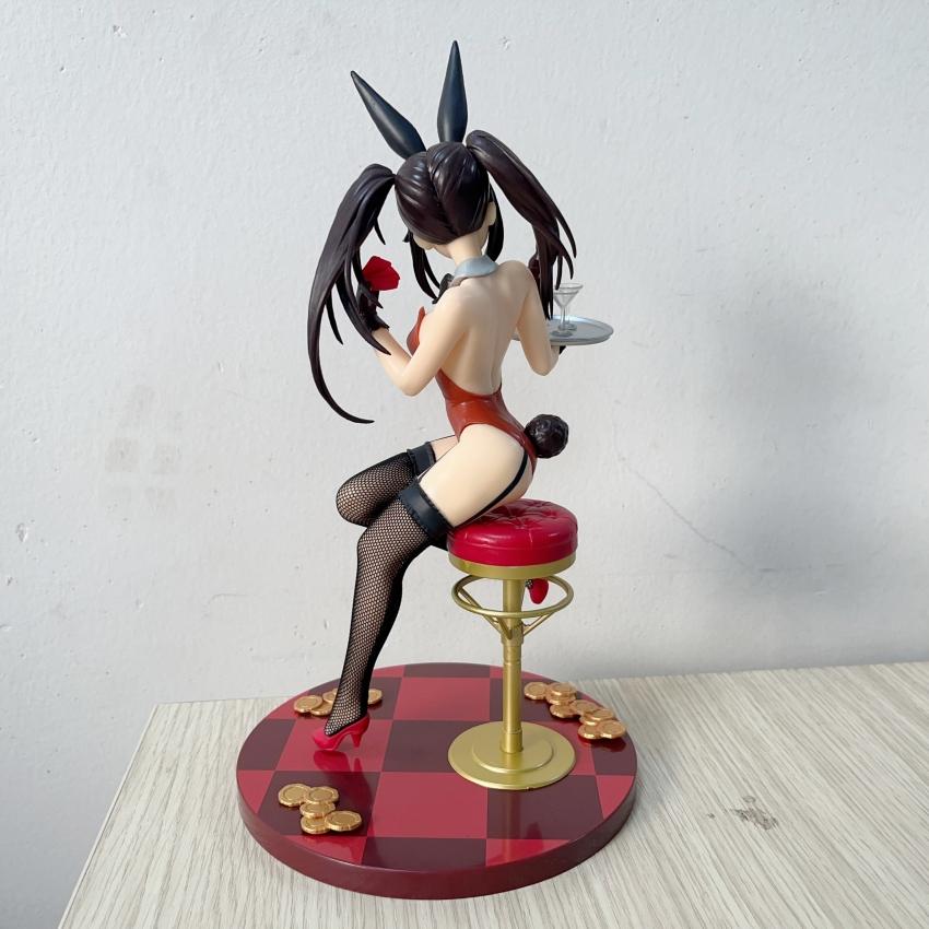 26CM Date A Live Light Novel Tokisaki Kurumi bunny girl PVC Action Figure Model Toy game statue Collection Doll Gifts