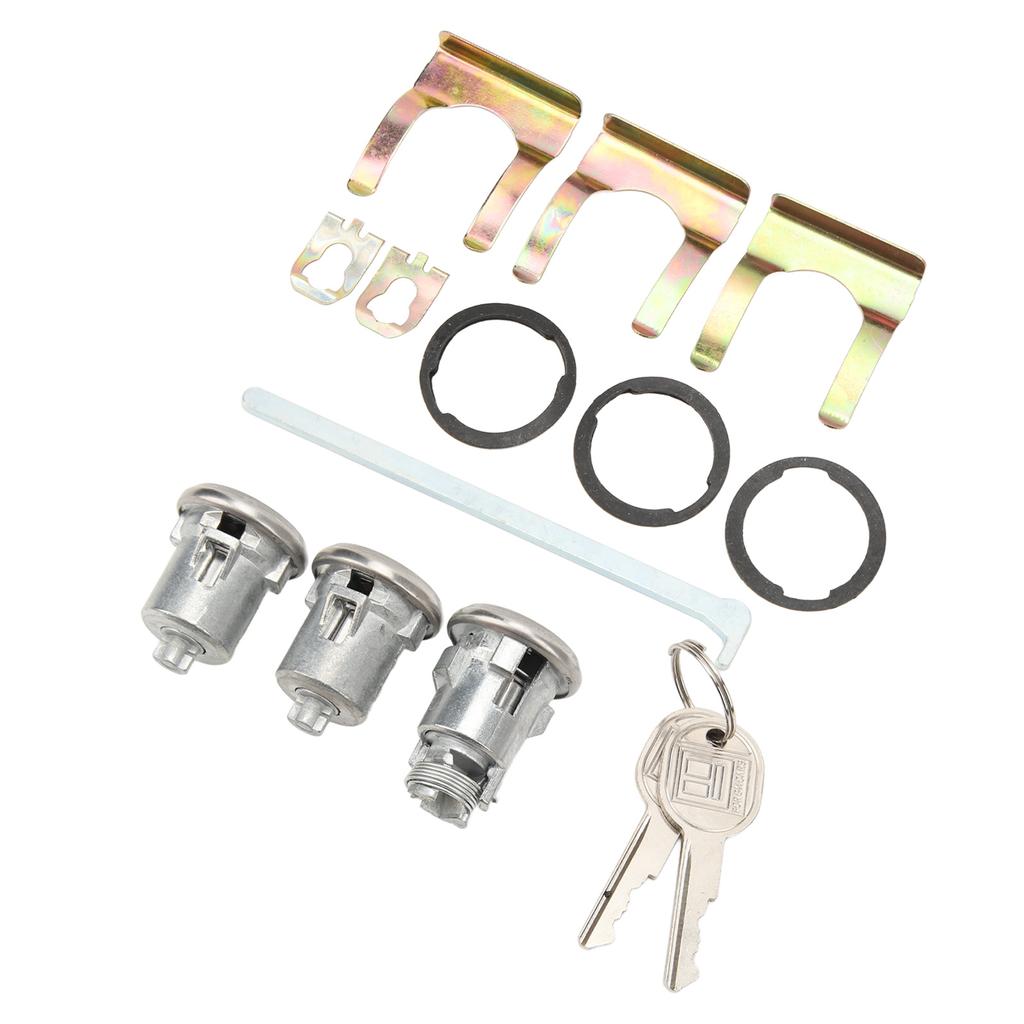 Door Trunk Cutlass Lock Key Set Easy To Install Perfect Match 654394765282 Replacement for Chevy