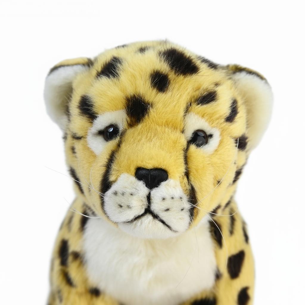 Lifelike Simulation Leopard Plush Toy Soft Hug Doll Children's Birthday Gift Girl Boy Comfort Toy Home Decor Safety Certified