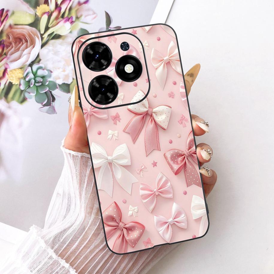 For Tecno Spark Go 2024 Case Spark 20 20C Shockproof Cover Fashion Butterfly TPU Soft Silicone Phone Shell For Tecno Pop 8 Funda