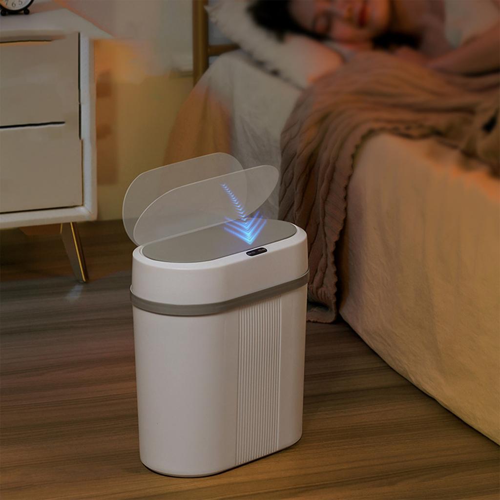 Intelligent Bin Household Sealed Odour-insulating 12L Large-capacity Seam Sensor Bins