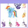 Chaveiro Acrílico Fofo com Impressão Dupla Face Decoração de Clip Little Pony