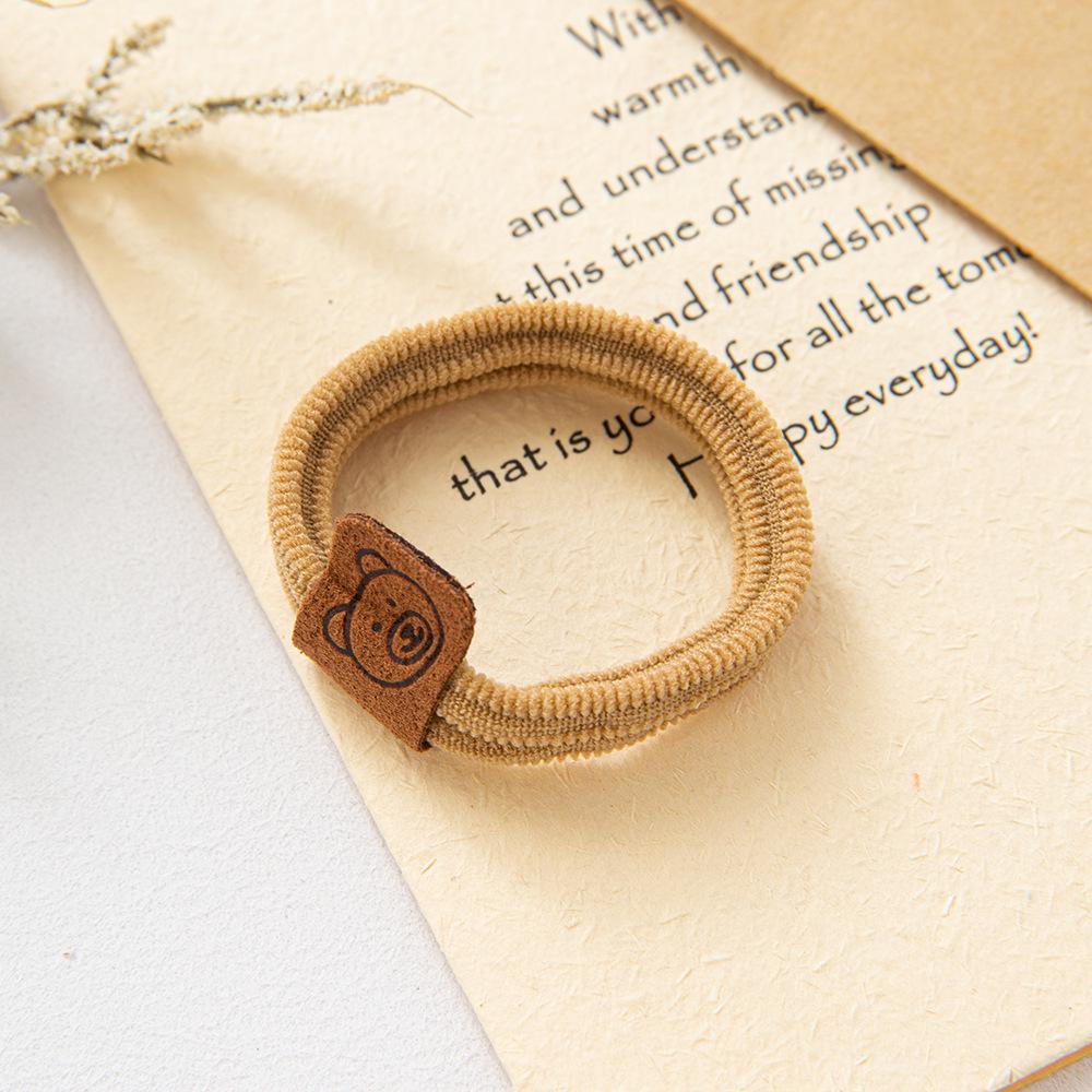 

Стильная повязка на голову с мишкой: Высокоэластичная резинка для женщин - Прочный, Модный аксессуар для волос