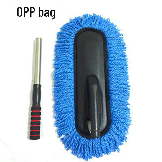 

Retractable Car Wax Fiber Brush with Long Handle Retractable