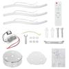 24W 18W Dimmable Moden LED 3/4 Light Ceiling Lamp Pendant Chandelier 1400LM Kitchen Bedoom with Remote Control