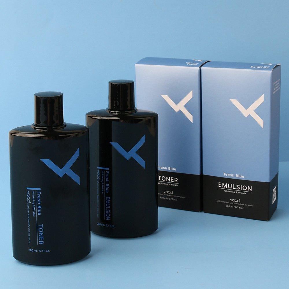 Bazzi Homme Toner.Emulsion 200+200ml Large Capacity Choose 1 / Men's Skin Lotion Fresh.Extra.Signature