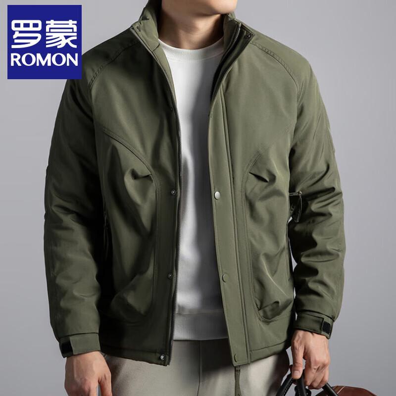 

Romance Men s Stand-Collar Padded Jacket XL