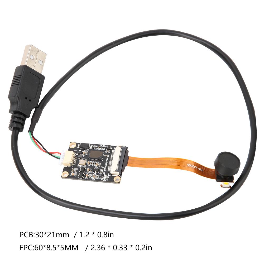High Definition USB-kameramodul 2 megapiksler 60 grader Field View OTG-kameramodul