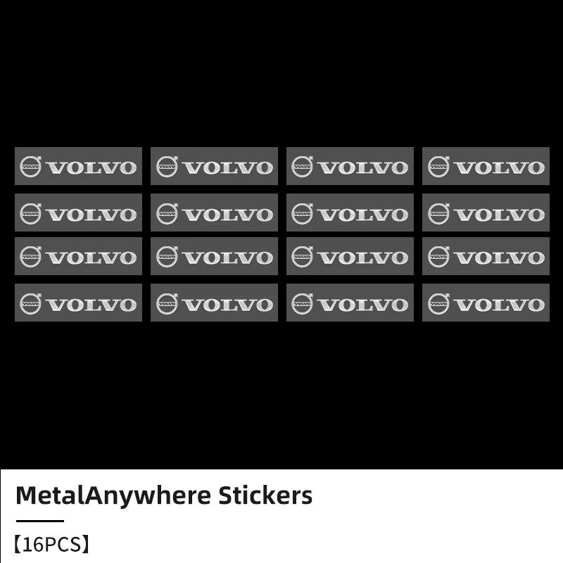 Emblema de Metal 3D para Carro Letra Adesivos Decorativos Emblema Decalque Para Volvo AWD C30 S80 S90 T6 V40 V50 V60 V70 V90 XC40 XC60 XC70 XC90