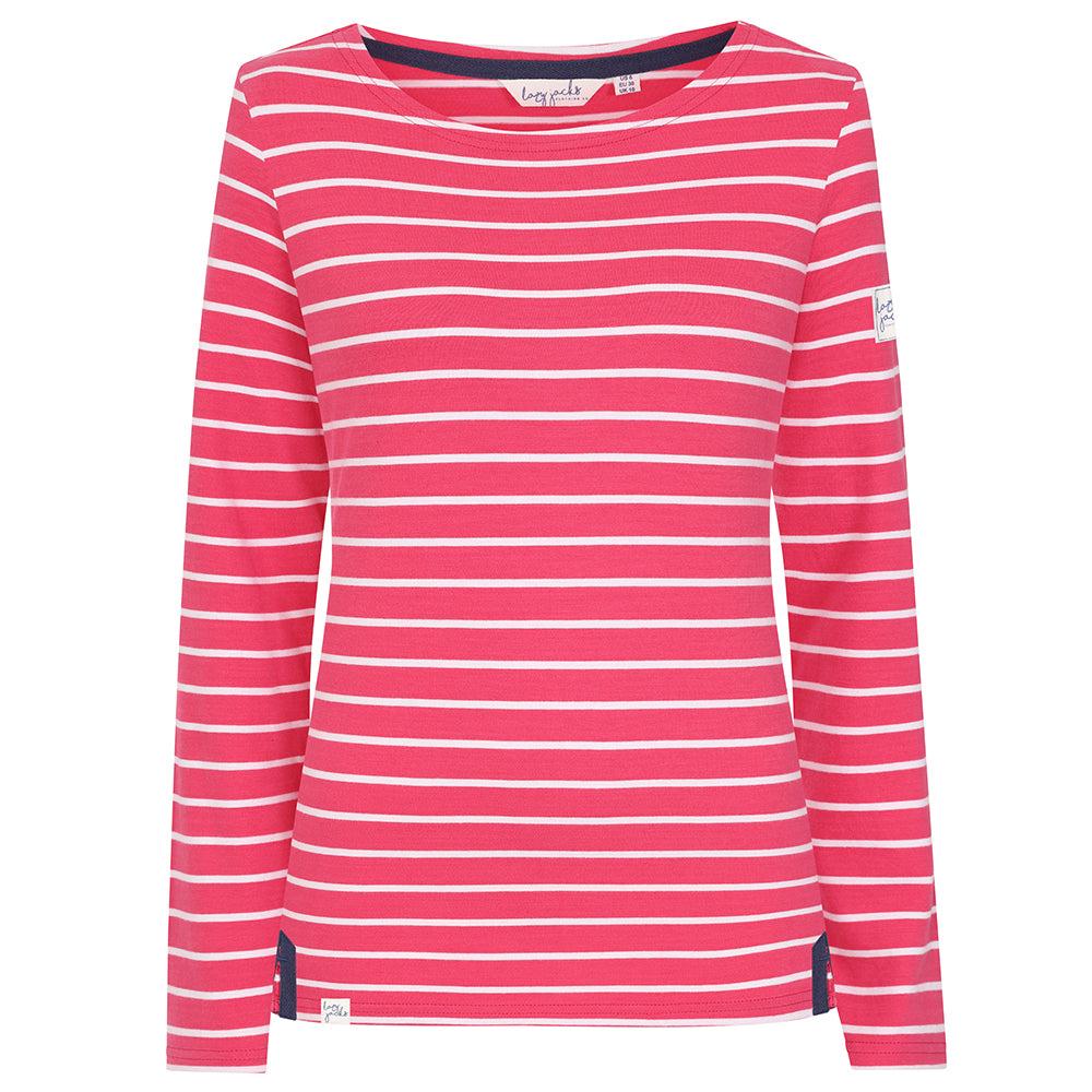 Lazy Jacks Womens/Ladies Breton Long-Sleeved Top