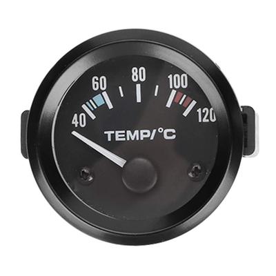 Car Temperature Meter LED Digital Temperature Meter Sensor 40-120 Degree 2" 52mm Blue Dial Light Truck Universal Car
