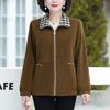 Moda Donna Casual Autunno Inverno Manica Lunga Giubbotti e Cappotti con Collo POLO