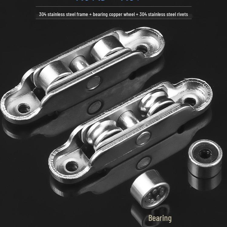 Aluminum Alloy Small Pulley Wheel for Sliding Doors and Windows