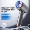Hochleistungs-Haartrockner Kabelloses Laden Ionen-Technologie Schnelles Trocknen für schonende Haarpflege Haartrockner Grau (10 Watt)