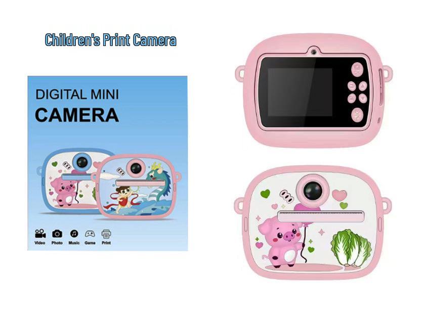 Instant Print Digital Camera for Kids - Photography and Learning Toy for Birthdays