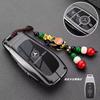 Zinc Alloy Car Remote Key Case Cover Shell For Mercedes Benz A C E S G Class GLC CLE CLA GLB GLS W177 W205 W213 W222 X167 AMG FF2