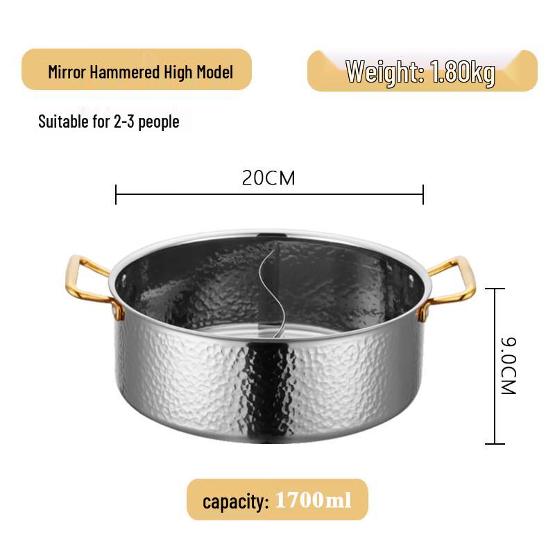 Naijiang Three-Layer Steel Deep Hot Pot
