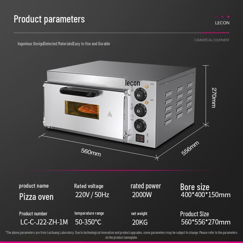 Lecon Commercial Single-Layer Electric Baking Oven