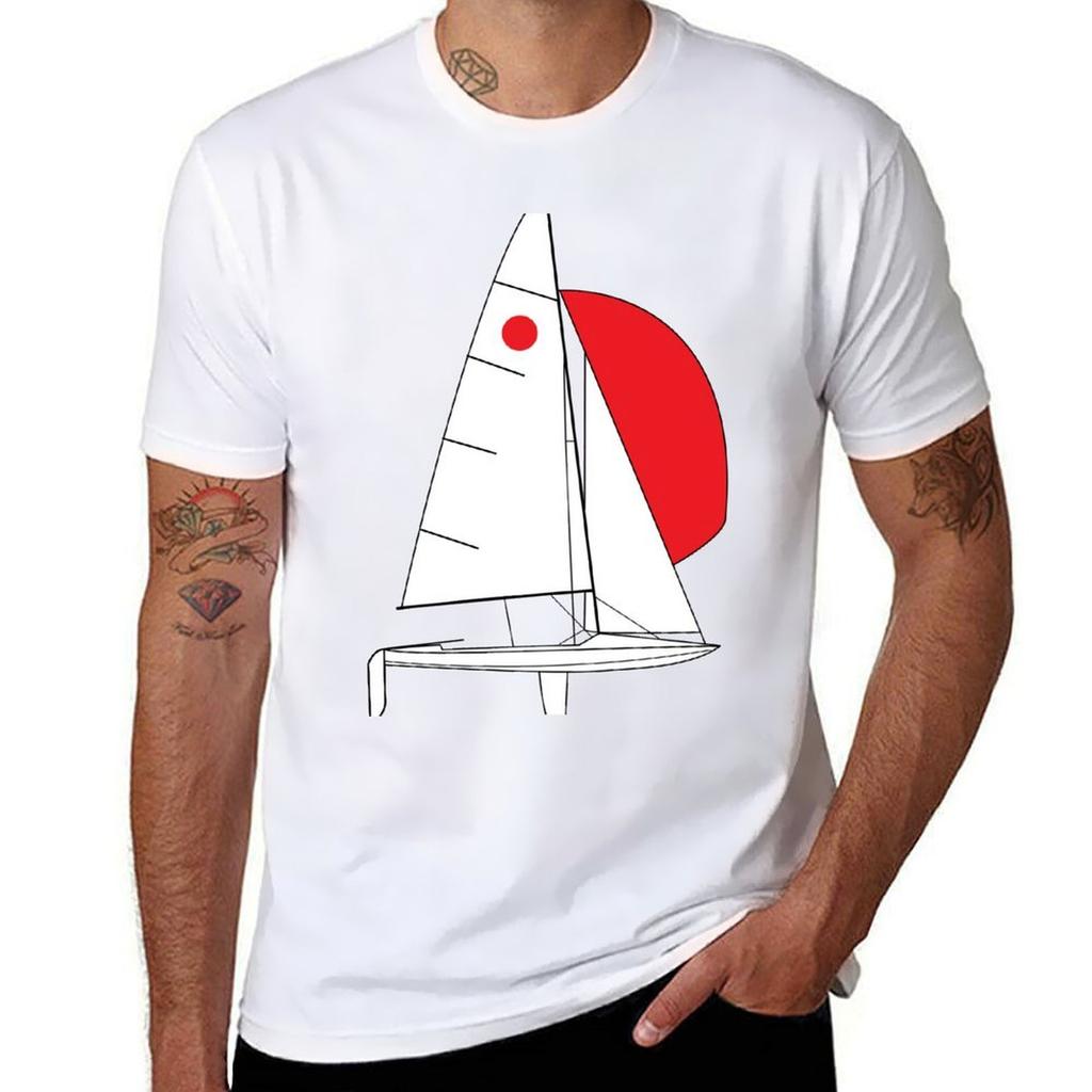 Fireball Sailboat Tshirt Dry Fit Athletic Short Sleeve Shirt Tshirt