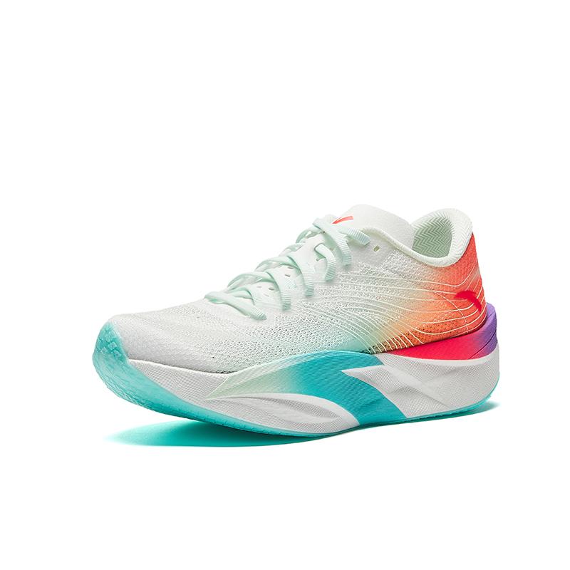Anta Fashionable Comfortable Non-Slip Breathable Wear-Resistant Low-Top Casual Running Shoes Women sneaker White Green Orange 122445570-8