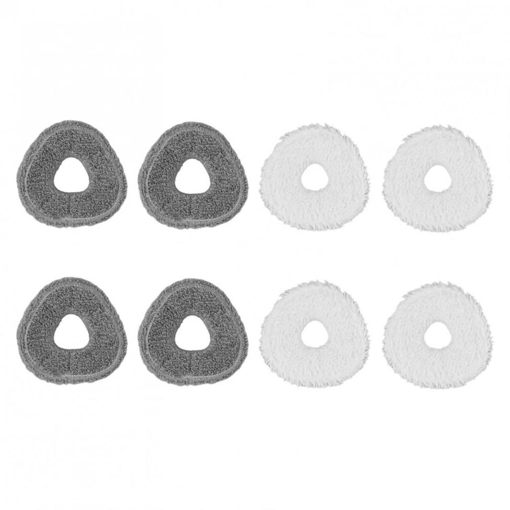 Mop Cloth Pack of 8 Compatible with For Narwal Robot Vacuum For Freo X