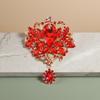 European & American Retro Crystal Brooch: High-End Court Style Pin Fashion Accessories.