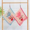 Cotton Cartoon Baby Small Square Towel, Pure Cotton Terry Children'S Face Washing Small Towel, Kindergarten Baby Face Washing Saliva Towel