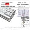 Hochleistungsscharniere aus Zinklegierung für Aluminiumprofiltüren (20/30/40/45)