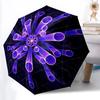 1PC Abstract Mandala Design Automatic Open/close Umbrella with 8-Rib Structure for Women/Men, All-Season Use - Fashion Lovers Yy250919080