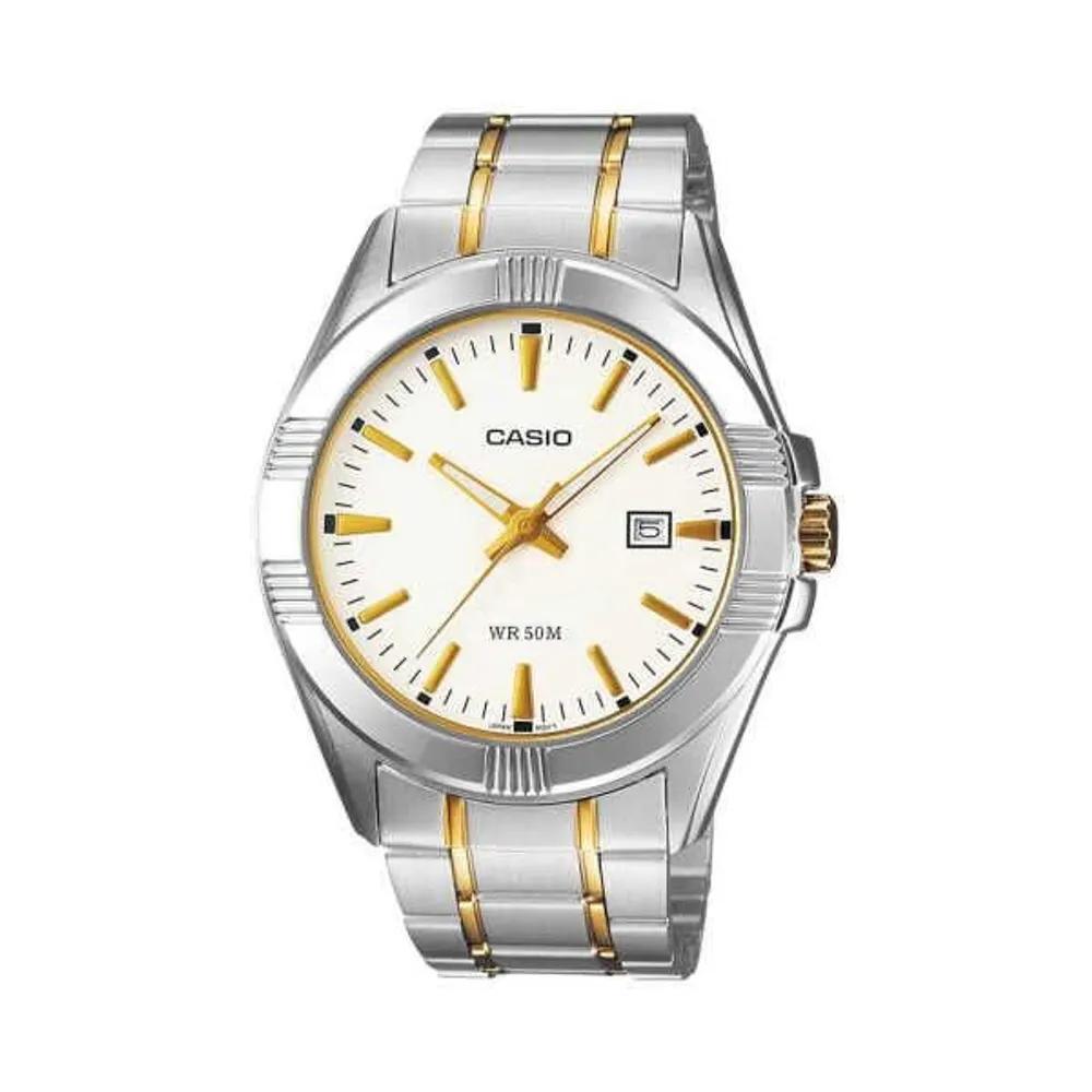 [Cio] MTP-1308SG-7A N-Teeser Analog Two-Tone Men s Metal Watch