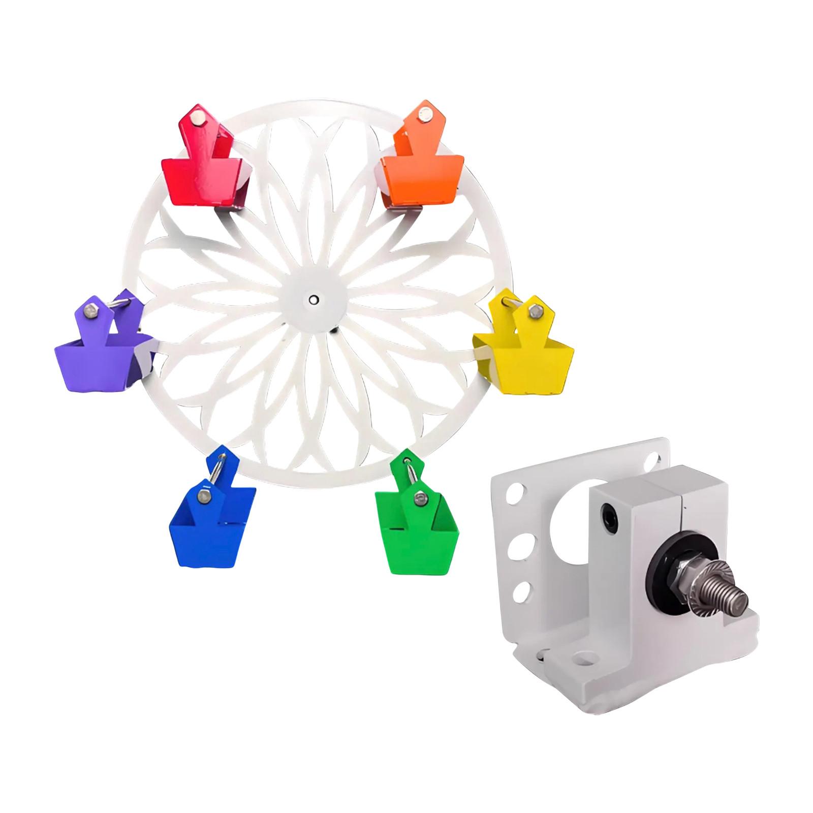 

Подарите забавные игрушки-колеса обозрения и игрушки-птицы для ваших пернатых друзей One Size белый