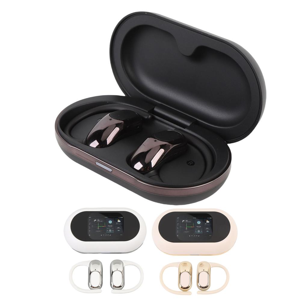 Smart Translation Earbuds Full Color Touch Screen HIFI Sound Quality Multi Languages Bluetooth Trans