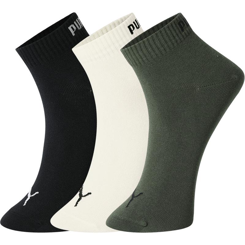 PUMA Women's Basic Mid-Calf Sports Socks, 3 Pairs