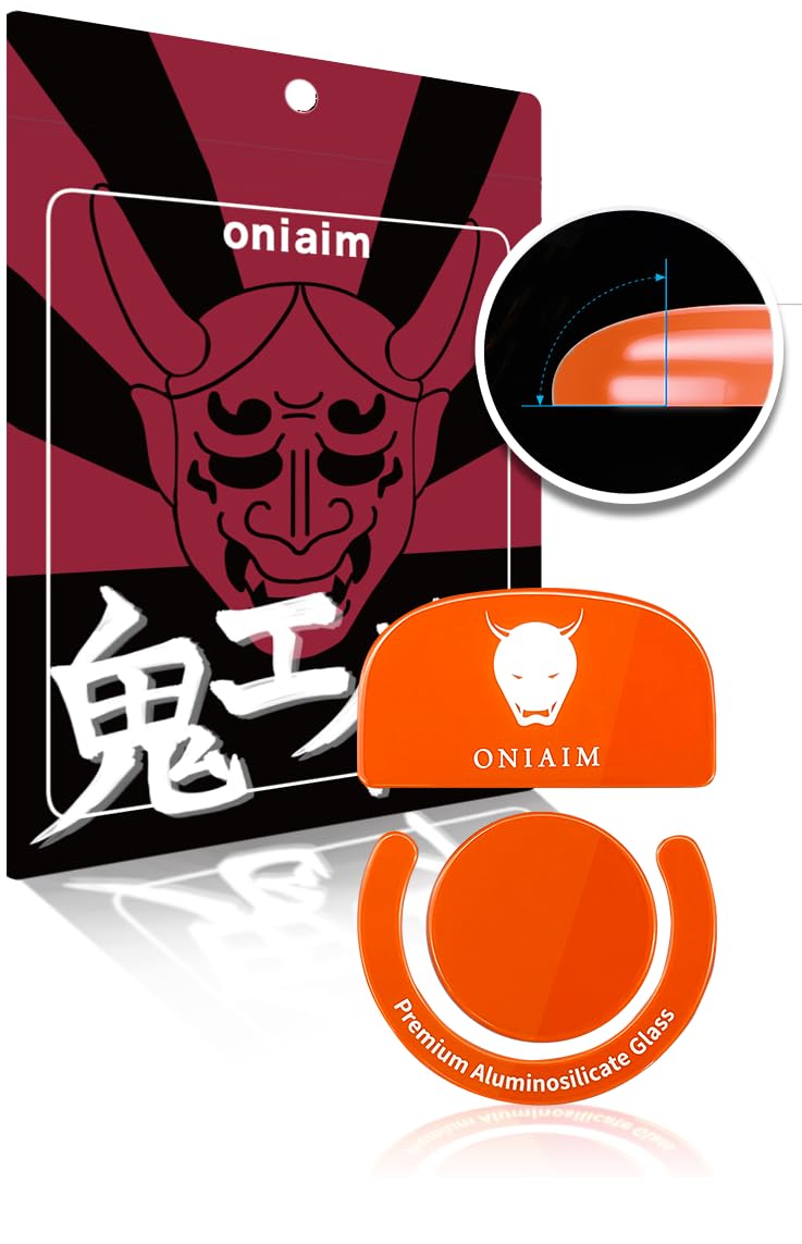 

Підошва миші Oni Aim для G PRO X SUPERLIGHT Super Light Gaming Round Edge Processing Type (Апельсин, скло) помаранчевий