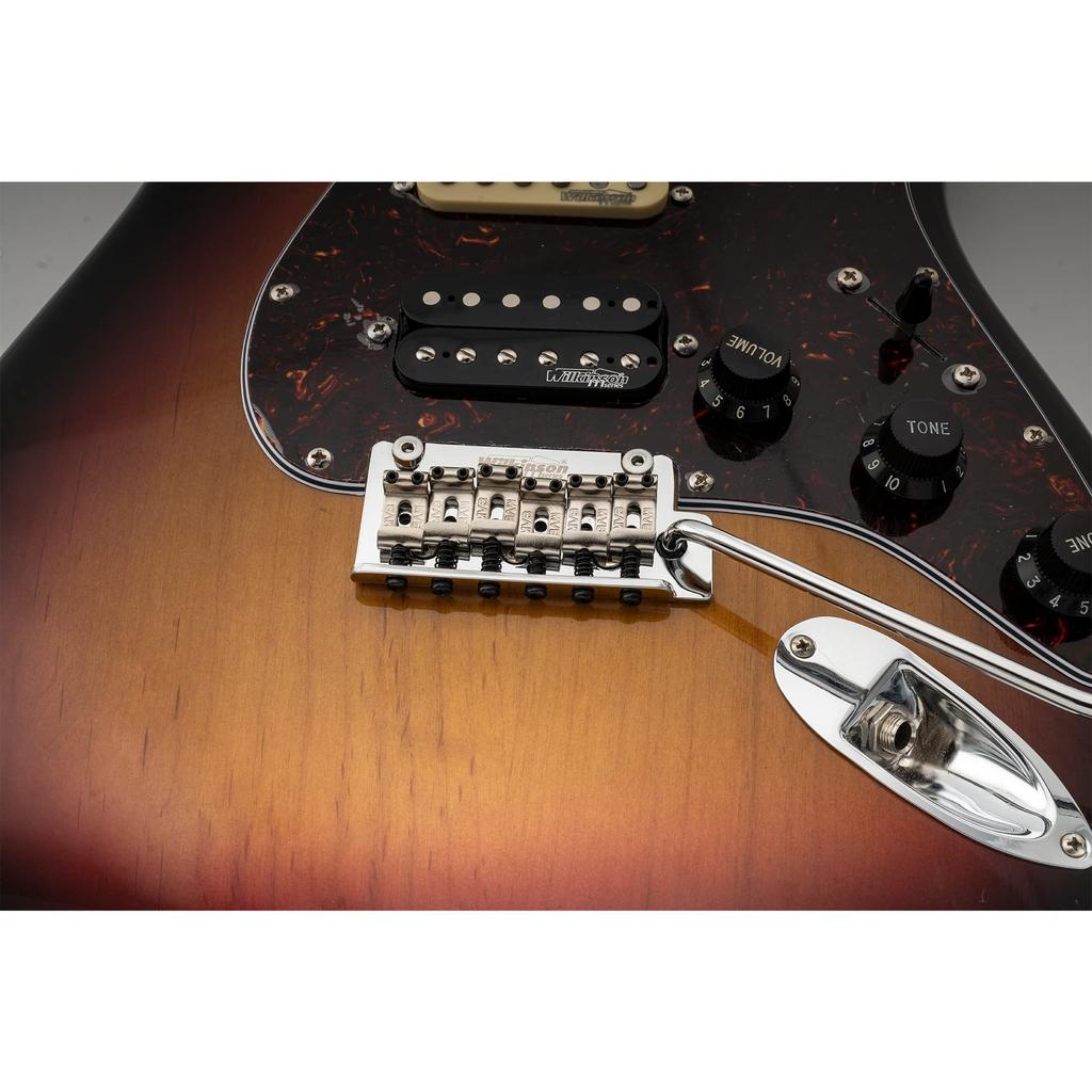 Wilkinson WOV05 String Pitch Vintage Guitar Tremolo Bridge for Strat Electric Chrome 10.8mm Two-Point MIJ/MIK Guitars,