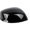 Backup Mirror Cover Cap Housing Shell Fit for Honda Civic 2012 2013 2014 2015, Mirror Cover Housing Replacement Black Painted Without Turn Signal