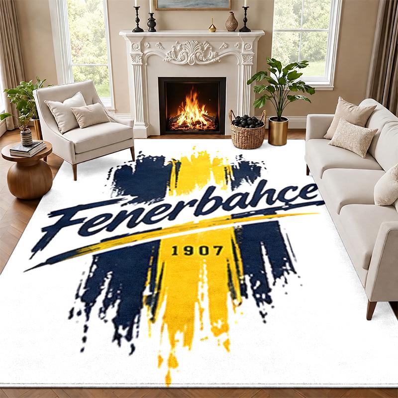 Χαλί Πόρτας Fenerbahce για Σαλόνι ή Υπνοδωμάτιο Προστατευτικό Χαλί Κάτω από Καρέκλα Διακόσμηση Γραφείου Χριστουγεννιάτικο Δώρο Δώρο Γενεθλίων