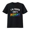 Lesbian Mom T Shirt Gay Pride I M Mama She S Mommy Lgbt Vintage Washed Soft Homme Graphic Top For Everyday Wear Unisex Slightly