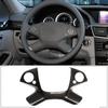 For Mercedes-Benz E-Class 2009-12 Car Steering Wheel Frame Trim ABS Carbon Cover