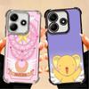 Cardcaptor Sakura Cute Girl Plating Phone Case For Xiaomi Poco X5 X6 X7 X8 Pro Max F8 Ultra F7 M8 M7 M5S Redmi 15C 15 14C 13C 13