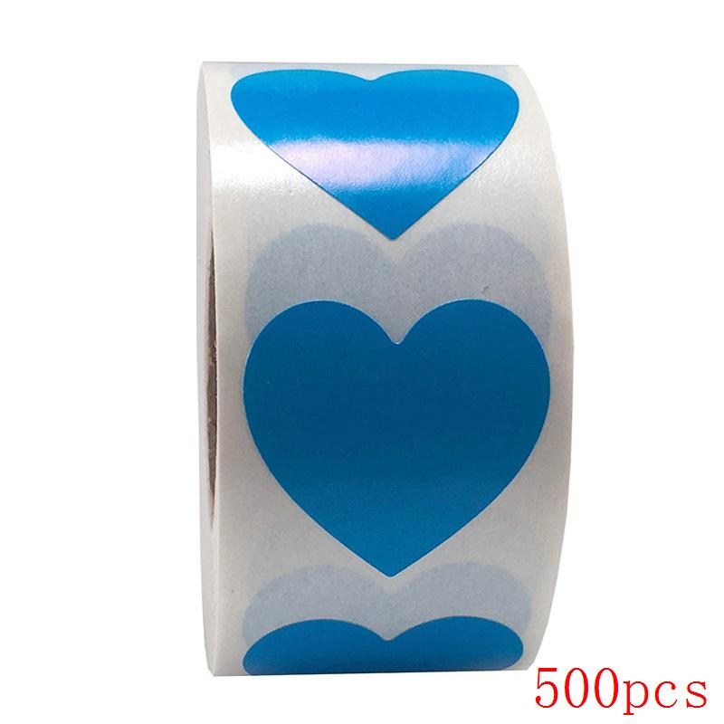 Heart Red Stickers Seal Labels 50-500Pcs Labels Stickers Scrapbooking For Package And Wedding Decoration Stationery Sticker