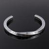 Fashion Mobius C-Shaped Bracelet For Men Women 316L Stainless Steel Nordic Vikings Letter Bracelets Party Jewelry Gift