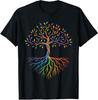 Tree Life Rainbow LGBTQ Cool Gay Flag Ally Pride Unisex T-Shirt