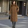 Mom's Winter Cotton Jacket: Stylish, Warm, Fleece-Lined Coat for Middle-Aged & Elderly